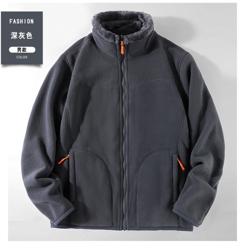 Sherpa Hoodie Fleece - Sonbahar Kış Polar Şerpa Ceket Erkek