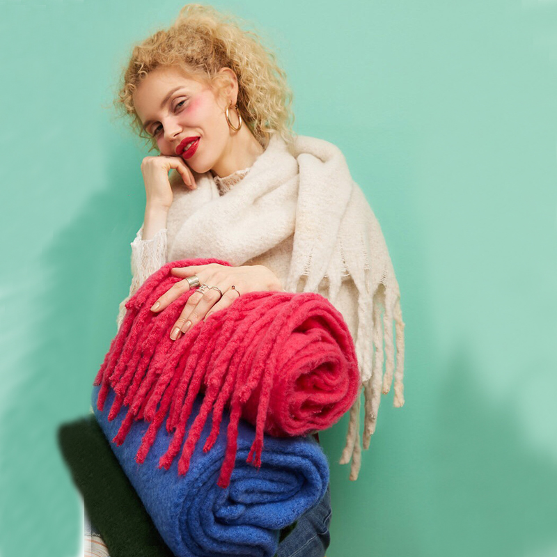 Cashmere Pashmina Wrap - Tasarımcı marka kadın kış eşarp bayanlar