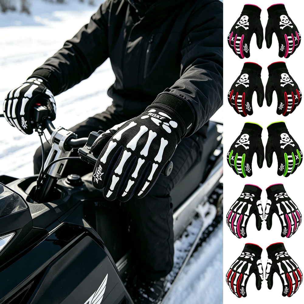 Touch Screen Gloves - Kaymaz Koruyucu Kar Motosikleti Eldivenleri, Beyzbol,