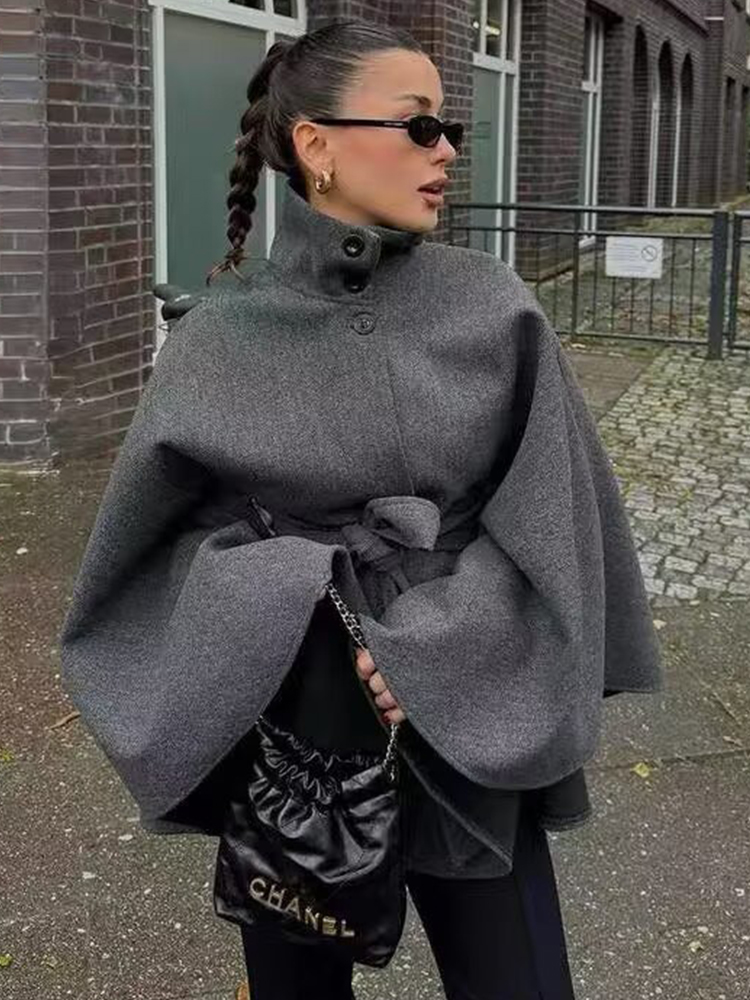 TFMLN Kadın Yün Pelerin Ceketl - Wool Coat Peacoat incelemesi ve fiyatı
