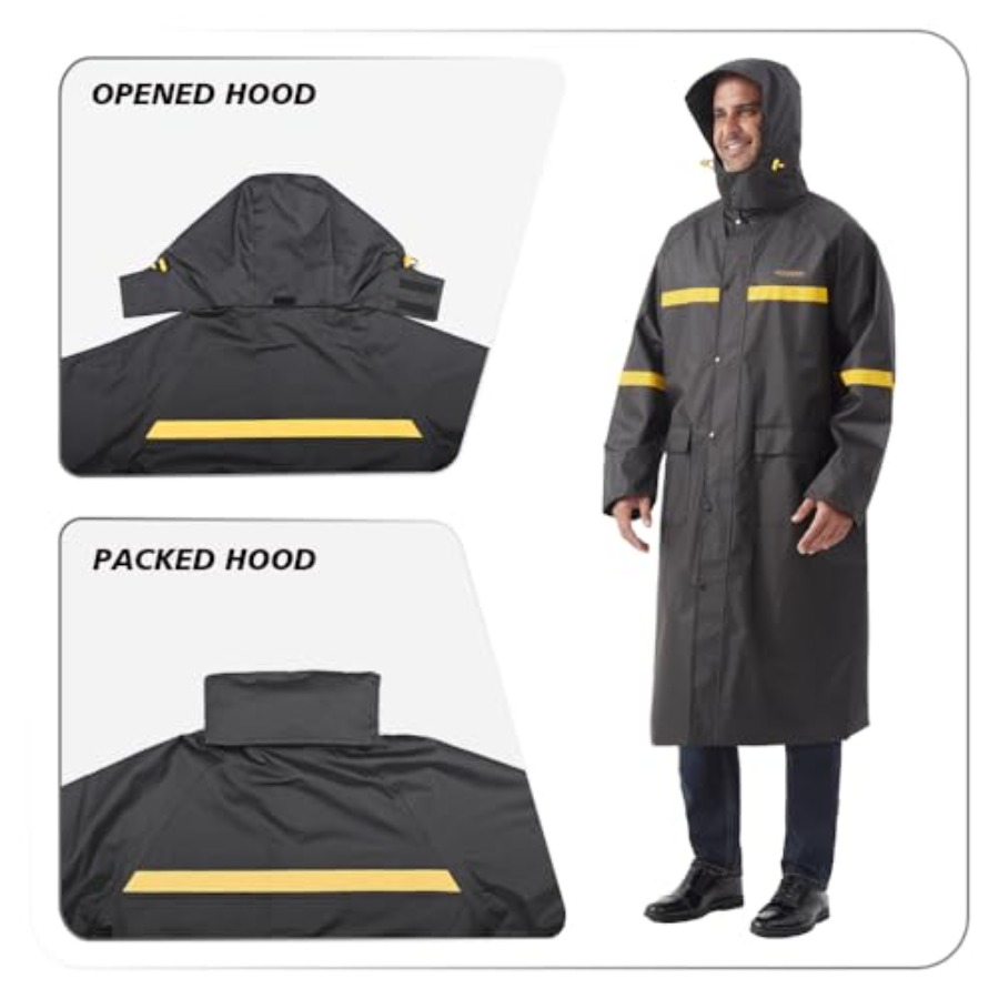 Erkekler İçin Uzun Yağmurlukla - Down Jacket Packable incelemesi ve fiyatı